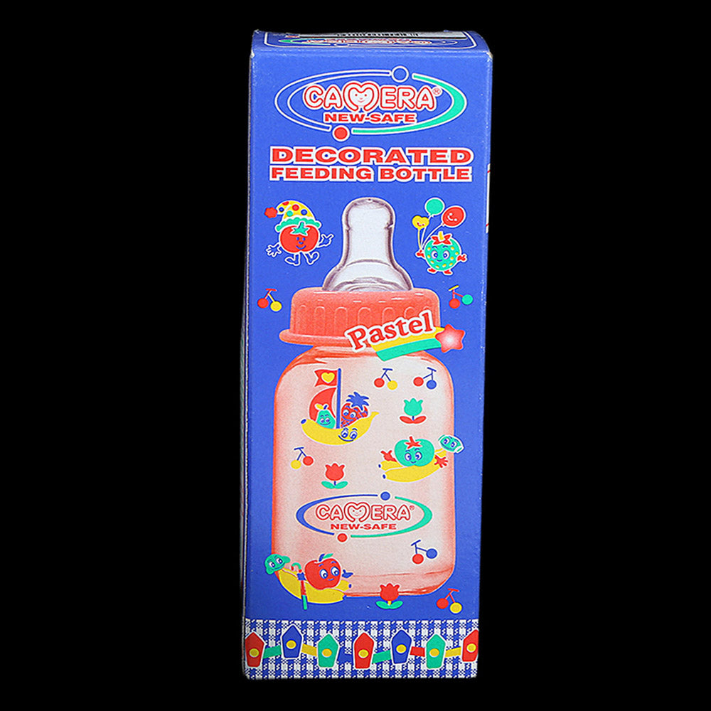 Camera Decorated Feeding Bottle 150ml/5oz - Green, Kids, Feeding Supplies, Chase Value, Chase Value