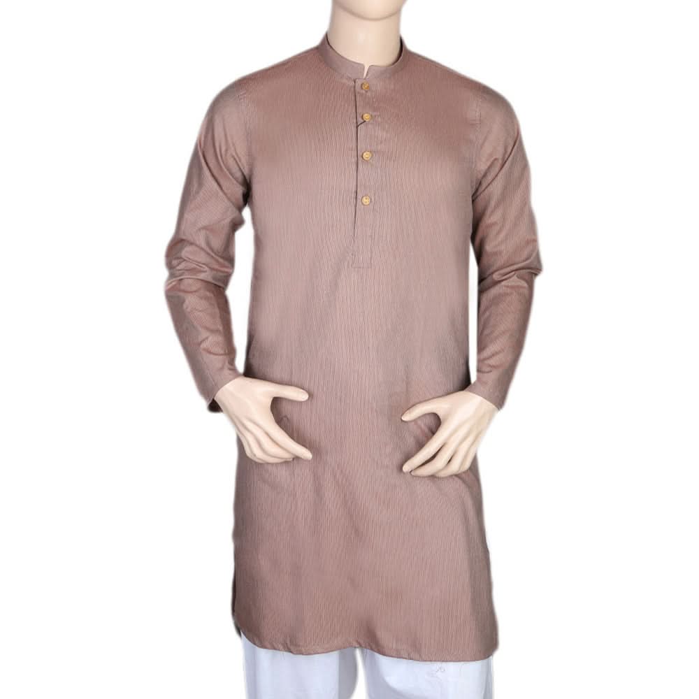 Mashriq Slim Fit Kurta For Men - Copper, Men, Kurtas, Chase Value, Chase Value