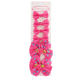Girls Hair Pins 6 Pcs - Pink, Kids, Hair Accessories, Chase Value, Chase Value