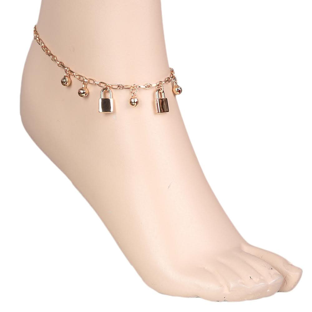 Women's Fancy Anklet - Golden, Women, Foot Jewellery, Chase Value, Chase Value