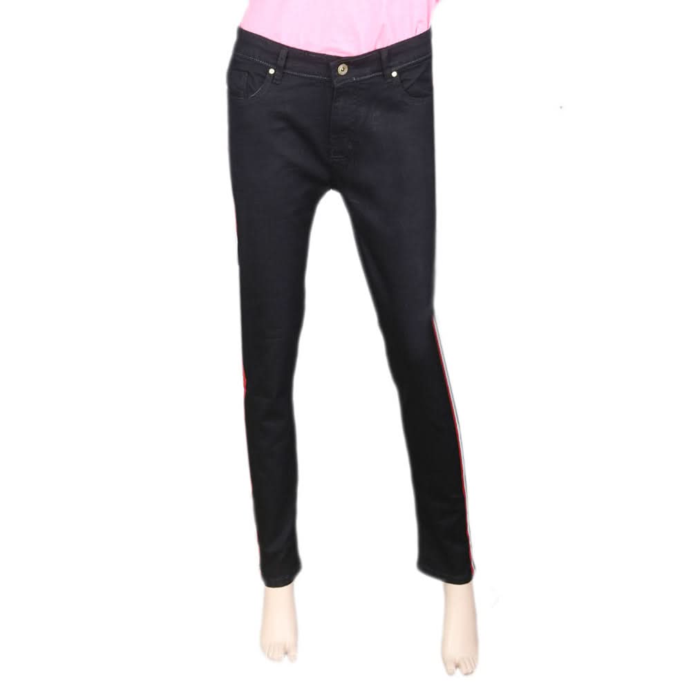 Women's Denim Pant - Black, Women, Pants & Tights, Chase Value, Chase Value