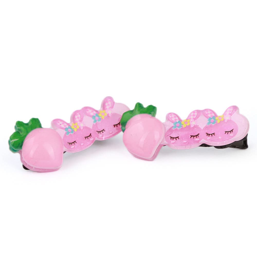 Girls Hair Pin 2 Pcs - Pink, Kids, Hair Accessories, Chase Value, Chase Value