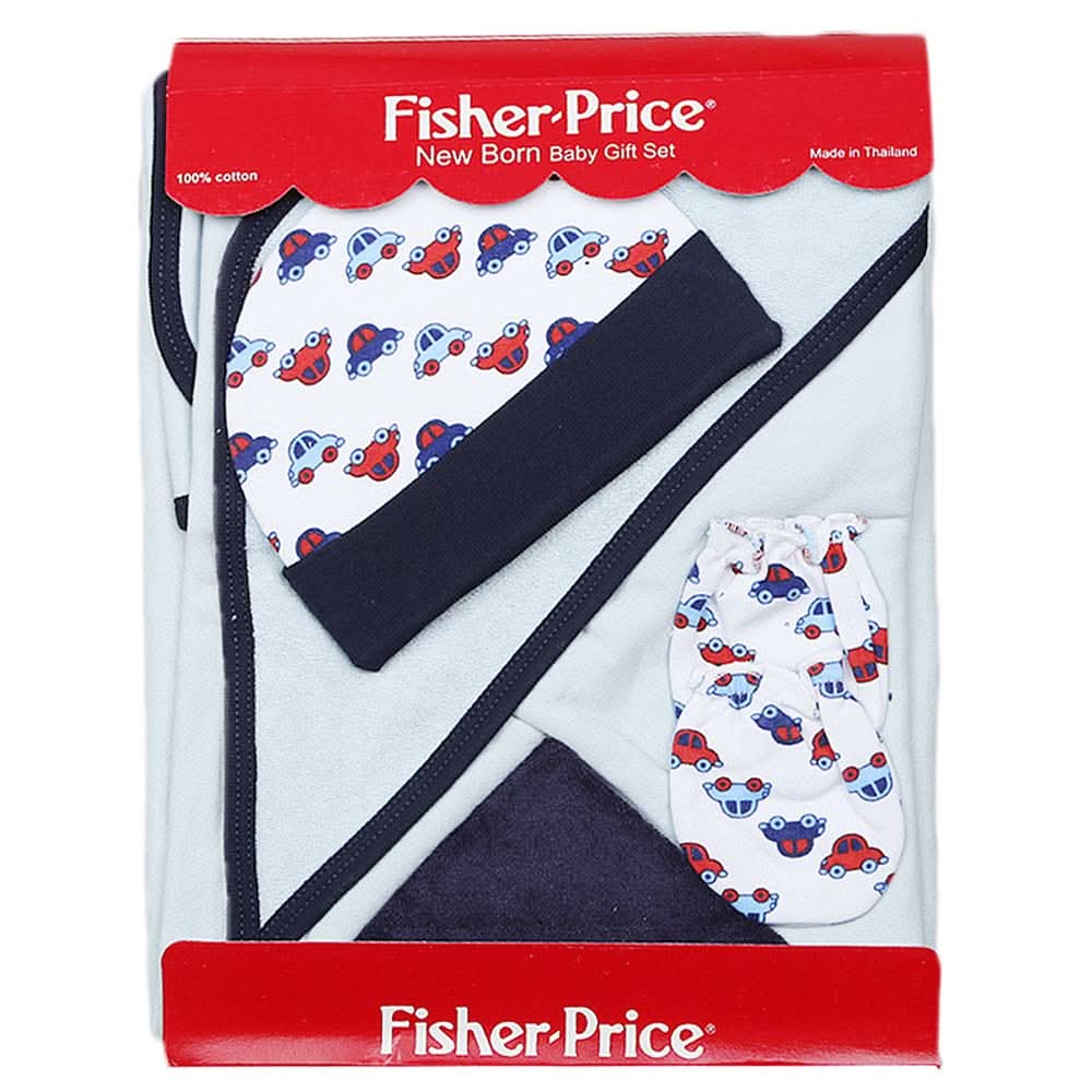 Newborn Gift Set (4 Pcs) - Blue, Kids, NB Boys Sets And Suits, Chase Value, Chase Value