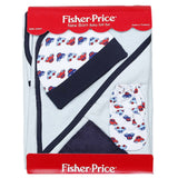 Newborn Gift Set (4 Pcs) - Blue, Kids, NB Boys Sets And Suits, Chase Value, Chase Value