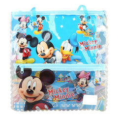 Mickey Mouse Stationery Set 5 Pcs - Blue, Kids, Pencil Boxes And Stationery Sets, Chase Value, Chase Value