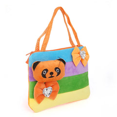 Girls Stuffed Bags 857 (851) - Orange, Kids Clothes, Chase Value, Chase Value