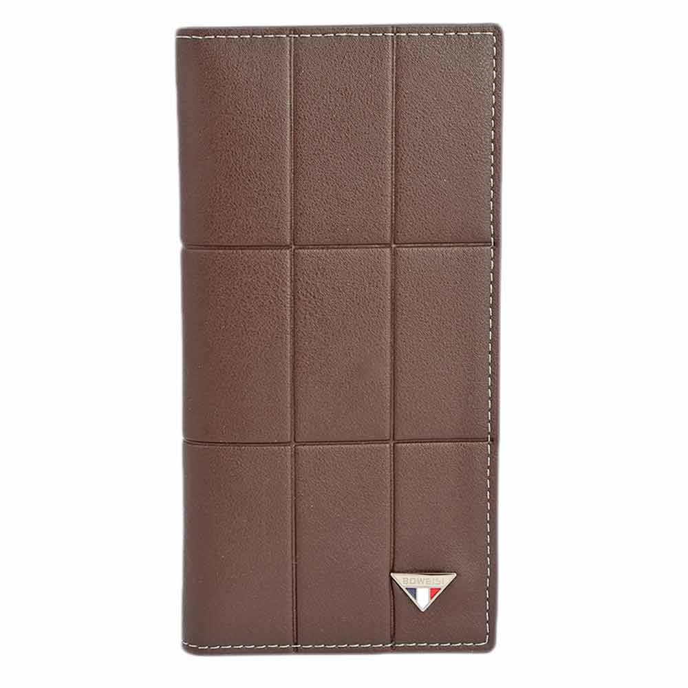 Men's Cheque Book Wallet - Coffee, Men, Wallets, Chase Value, Chase Value