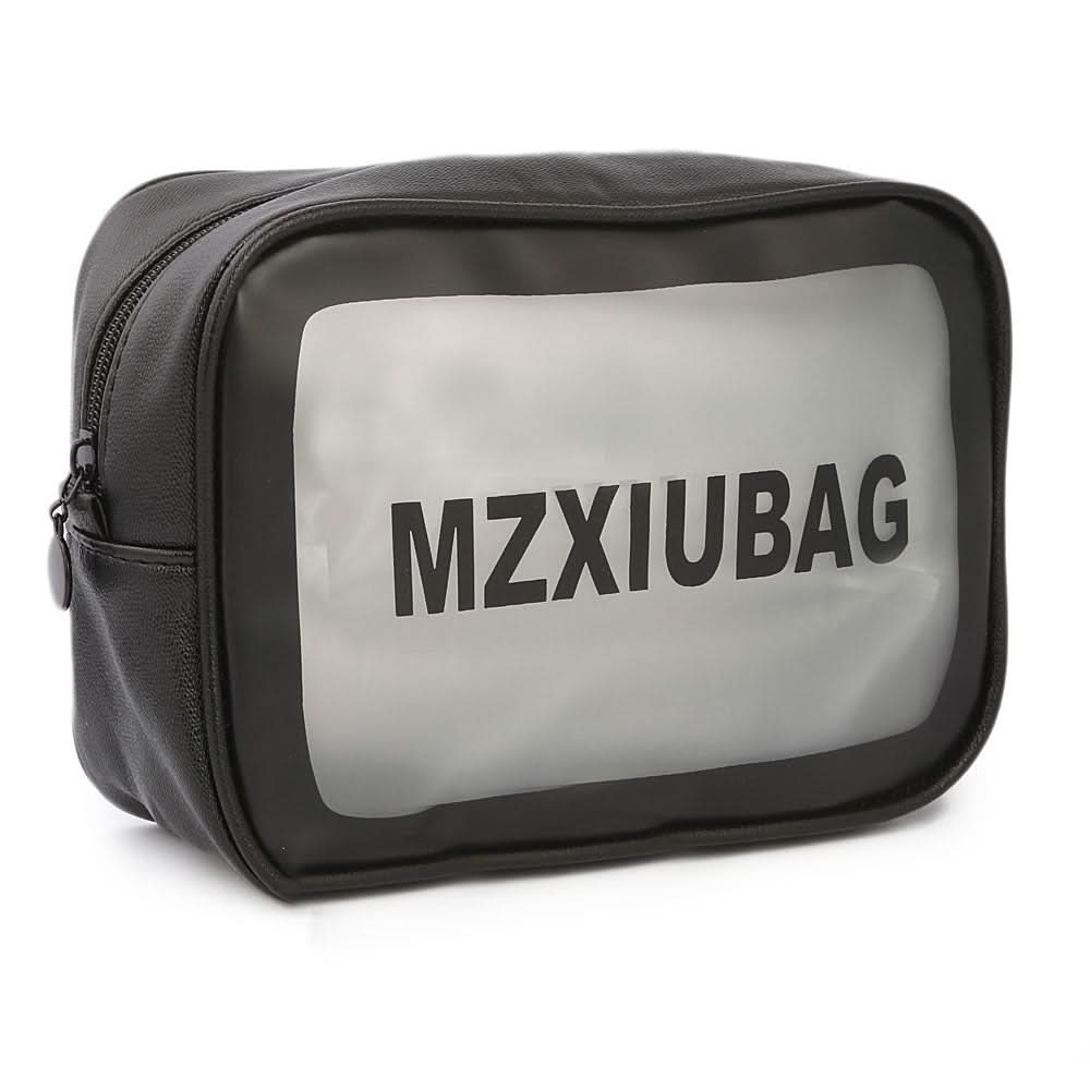 Women's Makeup Pouch - Black, Makeup Tools and Accessories, Chase Value, Chase Value