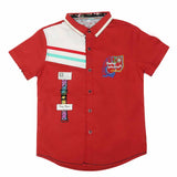 Boys Half Sleeves Printed Shirt - Red, Kids, Boys Shirts, Chase Value, Chase Value