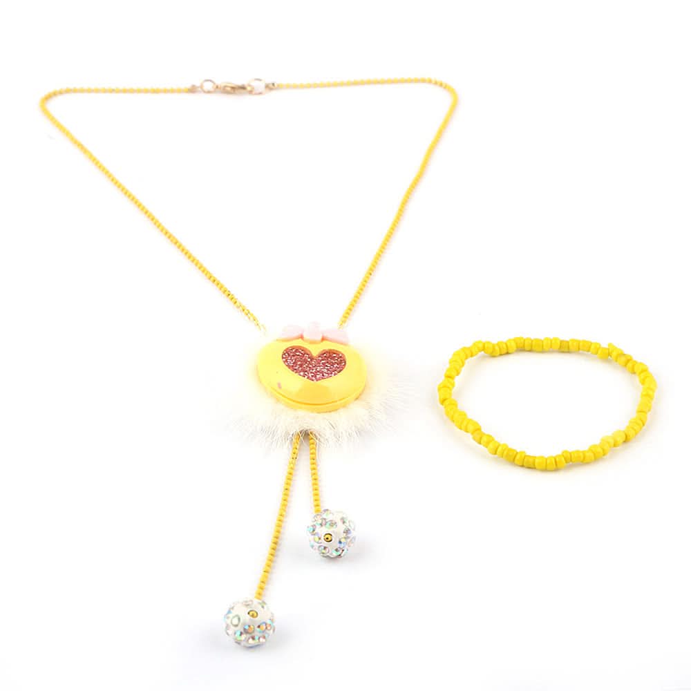 Girls Mala Set - Yellow, Kids, Jewellery Sets, Chase Value, Chase Value