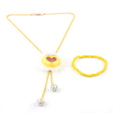 Girls Mala Set - Yellow, Kids, Jewellery Sets, Chase Value, Chase Value