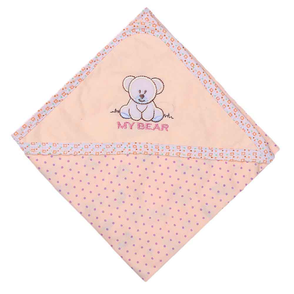 Newborn Baby Wrapping Sheet - Peach, Newborn Baby Accessories, Chase Value, Chase Value