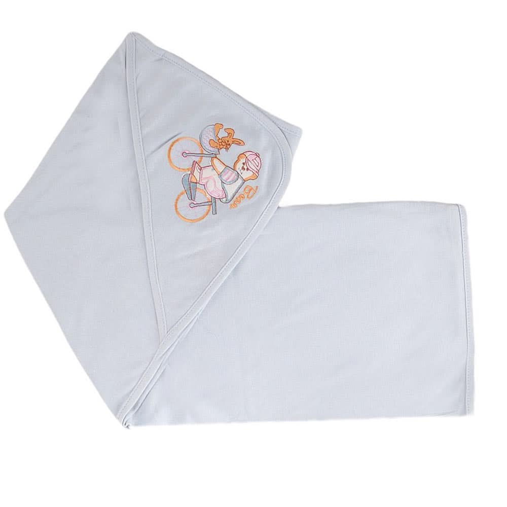 Newborn Baby Wrapping Sheet - Light Blue, Newborn Baby Accessories, Chase Value, Chase Value