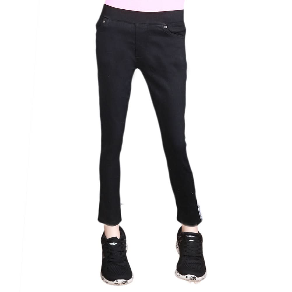 Women's Striped Jegging - Black, Women, Pants & Tights, Chase Value, Chase Value
