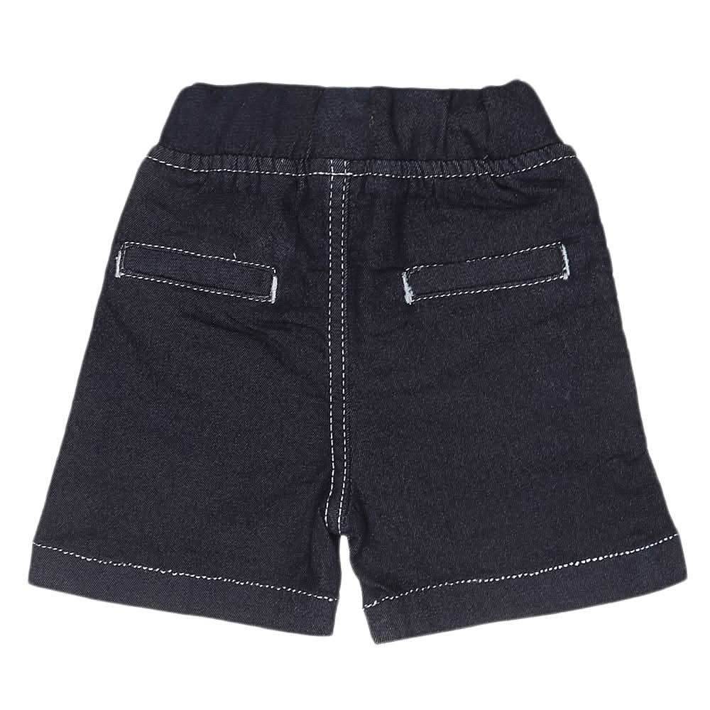 Newborn Boys Shorts - Navy Blue - test-store-for-chase-value