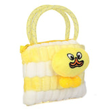 Girls Stuffed Bags 859 (851) - Yellow, Kids Clothes, Chase Value, Chase Value