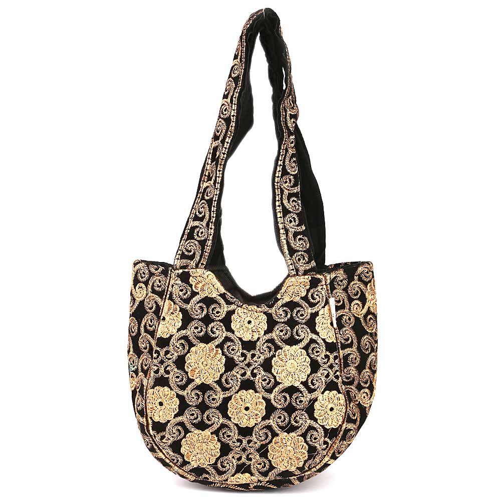 Women's Embroidered Shoulder Handbag - Copper, Women's Handbags, Chase Value, Chase Value
