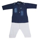 Boys Denim Kurta Shalwar - Blue, Kids, Boys Shalwar Kameez, Chase Value, Chase Value