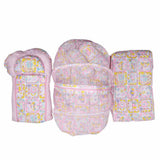 Newborn Sleeping Bag 7 Pcs Set - Pink, Kids, Sleeping Bags, Chase Value, Chase Value