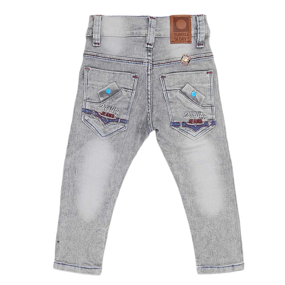 Boys Denim Pant - Grey, Kids, Boys Pants, Chase Value, Chase Value