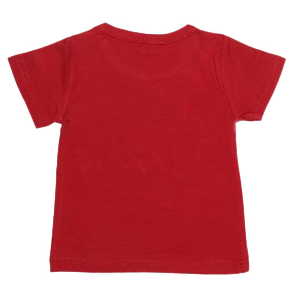 Newborn Boys T-Shirt - Maroon, Kids, NB Boys Shirts And T-Shirts, Chase Value, Chase Value