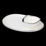 Royal Plate With Bowl - White, Home & Lifestyle, Serving And Dining, Chase Value, Chase Value