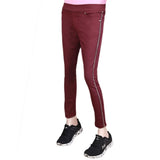 Women's Striped Jegging - Maroon, Women, Pants & Tights, Chase Value, Chase Value