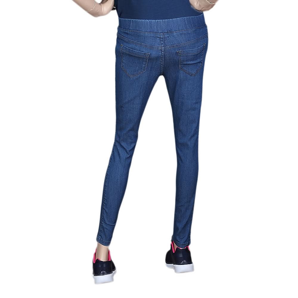 Women's Jegging - Mid Blue, Women, Pants & Tights, Chase Value, Chase Value