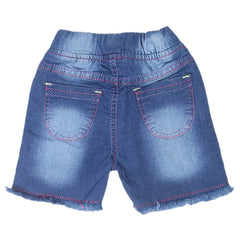 Newborn Girls Shorts (G-26B) - Blue - test-store-for-chase-value