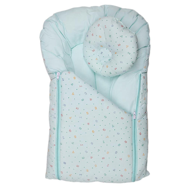 Newborn Sleeping Bag With Pillow - Cyan, Kids, Sleeping Bags, Chase Value, Chase Value