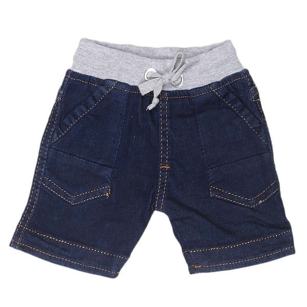 Newborn Boys Shorts - Dark Blue - test-store-for-chase-value