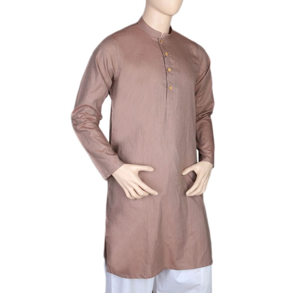 Mashriq Slim Fit Kurta For Men - Copper, Men, Kurtas, Chase Value, Chase Value