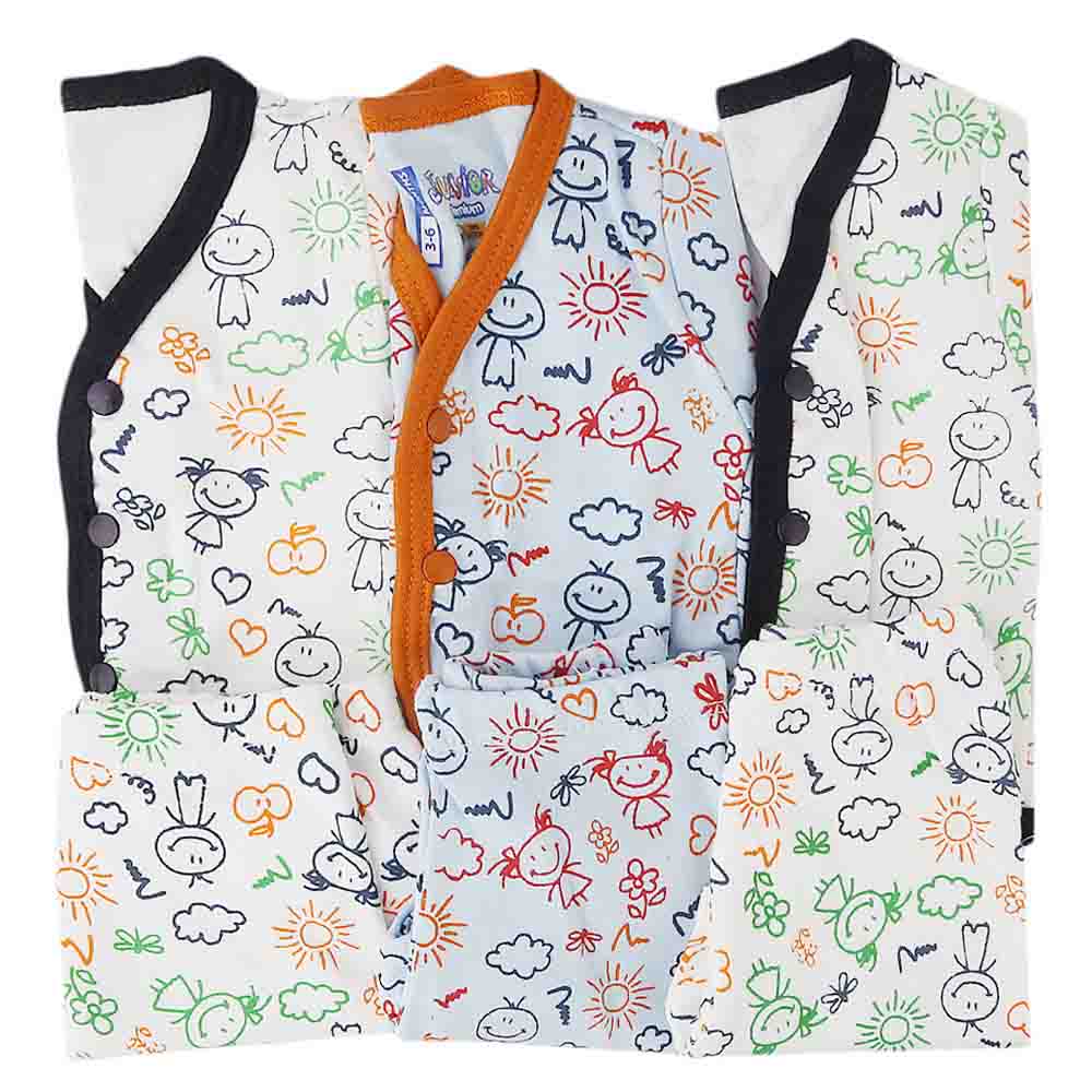 Newborn Baby Suits 3 Pcs - Multi, Newborn Baby Accessories, Chase Value, Chase Value