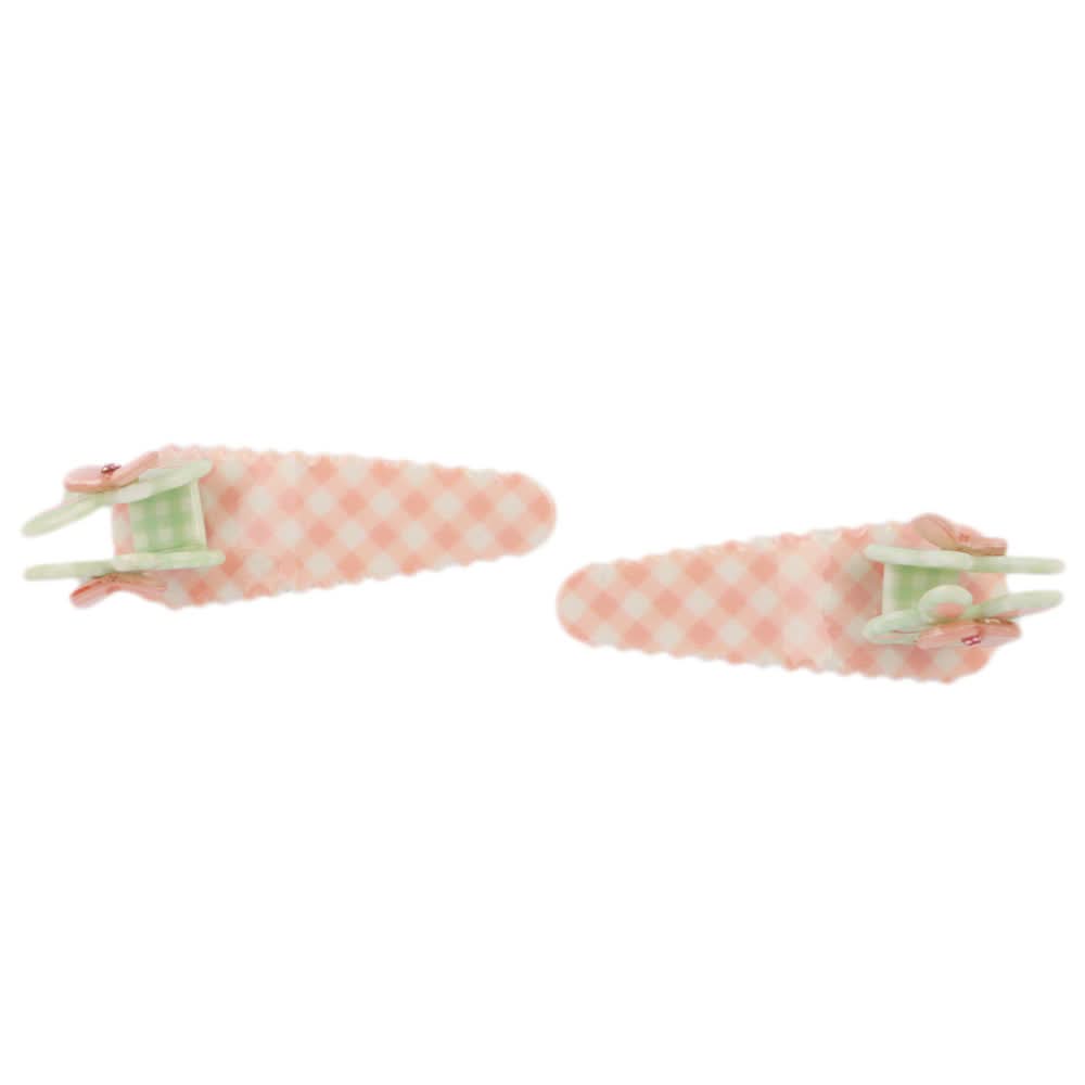 Girls Hair Pin 2 Pcs - Peach, Kids, Hair Accessories, Chase Value, Chase Value