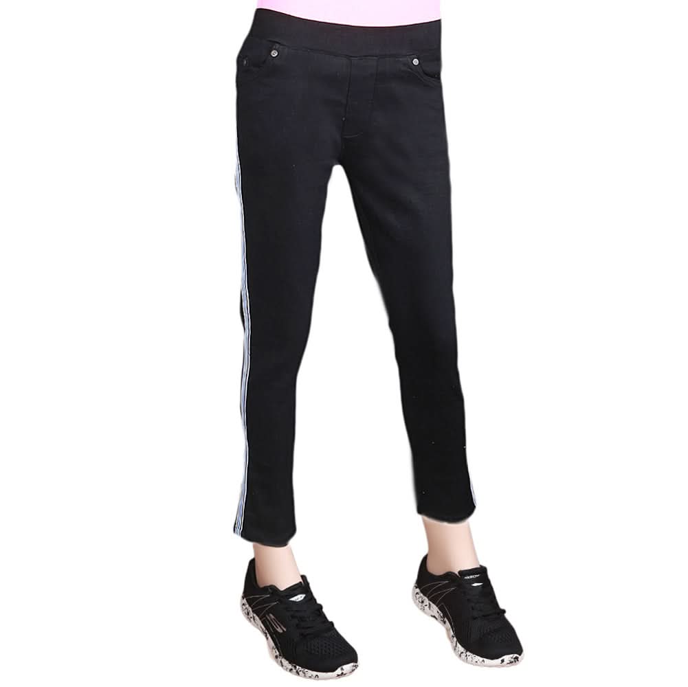 Women's Striped Jegging - Black, Women, Pants & Tights, Chase Value, Chase Value