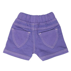 Newborn Girls Shorts (G-24) - Purple - test-store-for-chase-value