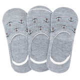 Men's Loafer Socks Pack Of 3 (Z260) - Grey - test-store-for-chase-value