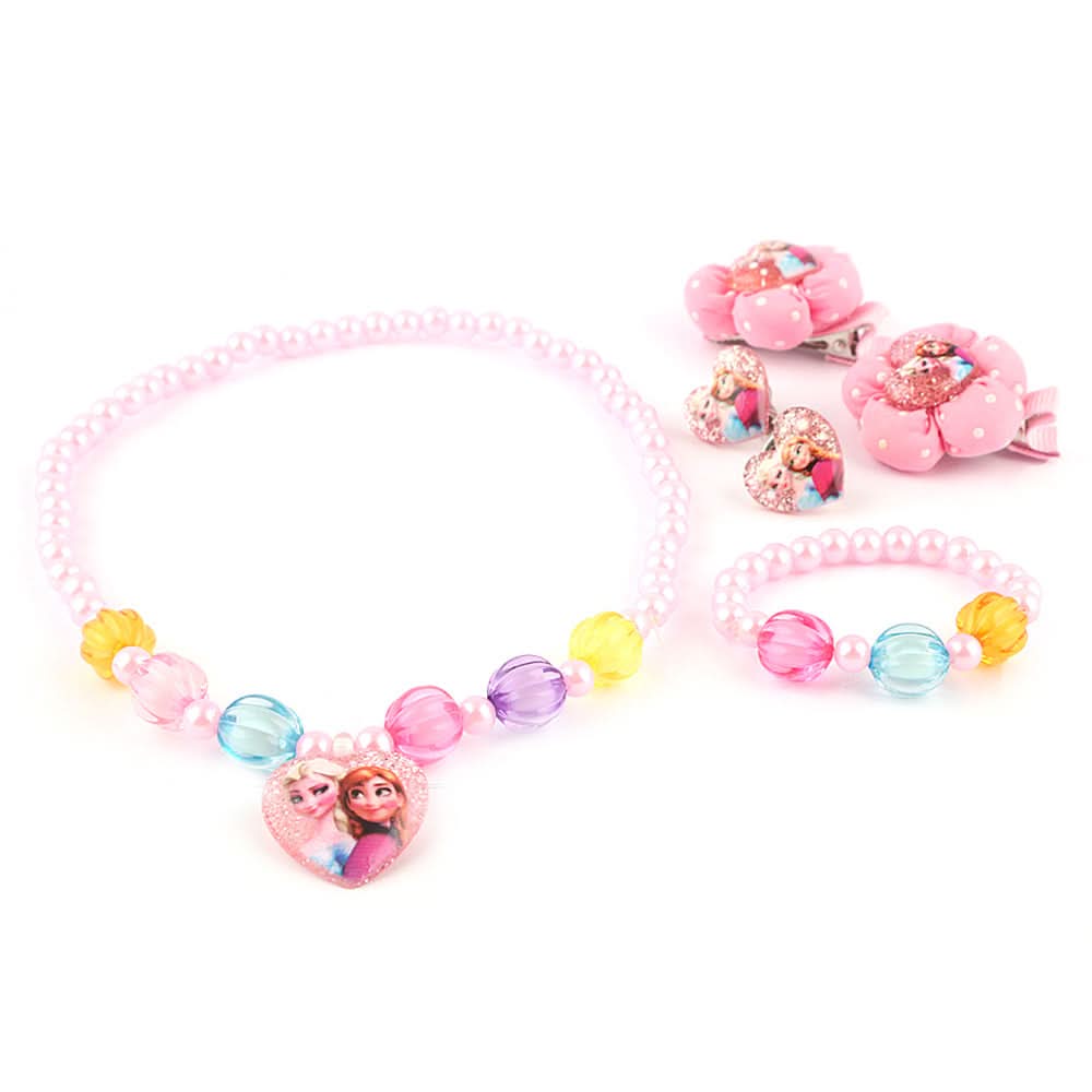 Girls Mala Gift Set - Pink, Kids, Jewellery Sets, Chase Value, Chase Value