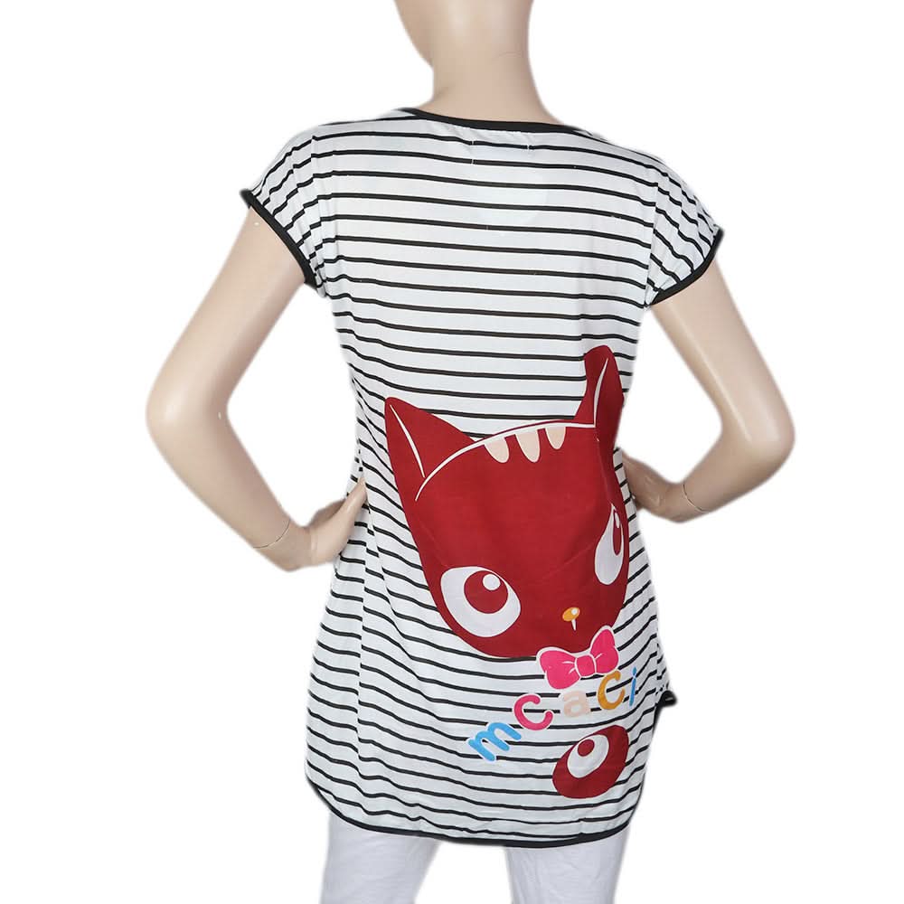 Women's Night T Shirt - Maroon, Women, Night Suit, Chase Value, Chase Value