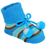 Newborn Booties - Light Blue, Kids, NB Shoes And Socks, Chase Value, Chase Value