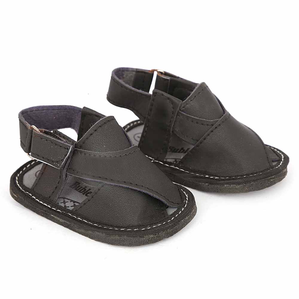 Newborn Boys Peshawari Sandal - Black, Kids, NB Shoes And Socks, Chase Value, Chase Value