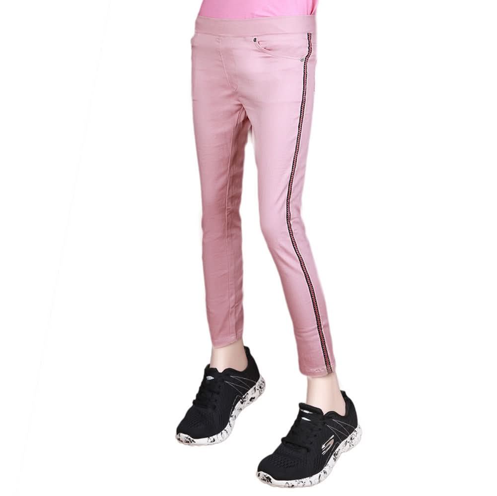 Women's Striped Jegging - Peach, Women, Pants & Tights, Chase Value, Chase Value