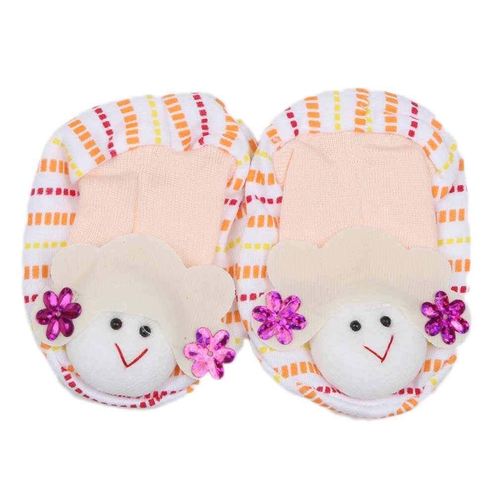 Newborn Character Booties - Peach, Kids, NB Shoes And Socks, Chase Value, Chase Value