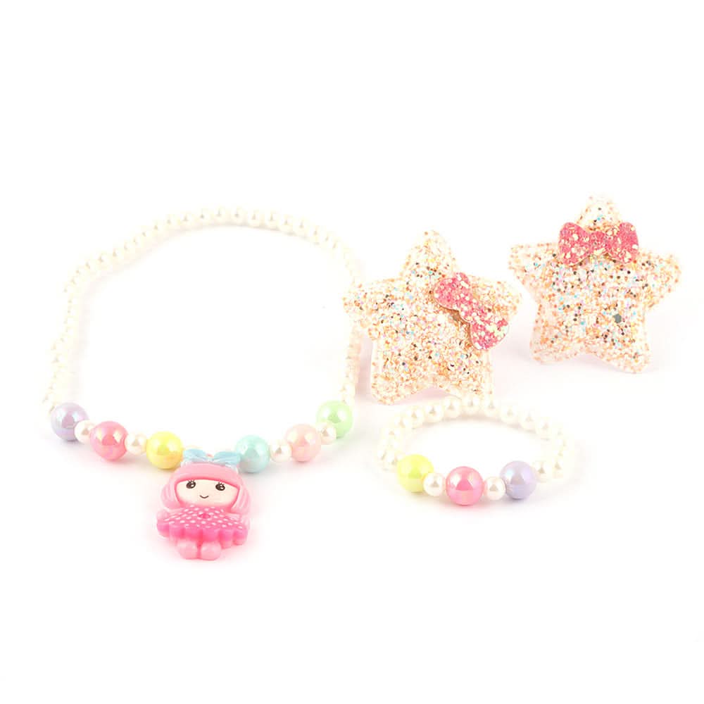 Girls Mala Set - White, Kids, Jewellery Sets, Chase Value, Chase Value