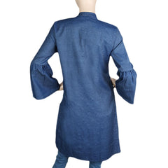 Women's Denim Kurti - Blue, Women, Ready Kurtis, Chase Value, Chase Value