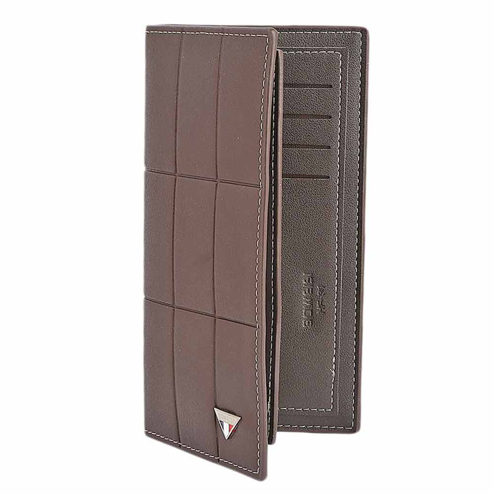 Men's Cheque Book Wallet - Coffee, Men, Wallets, Chase Value, Chase Value