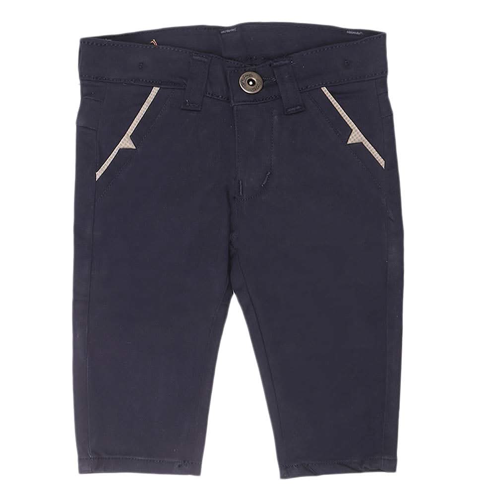 Newborn Boys Cotton Pant - Navy Blue, Kids, NB Boys Shorts And Pants, Chase Value, Chase Value