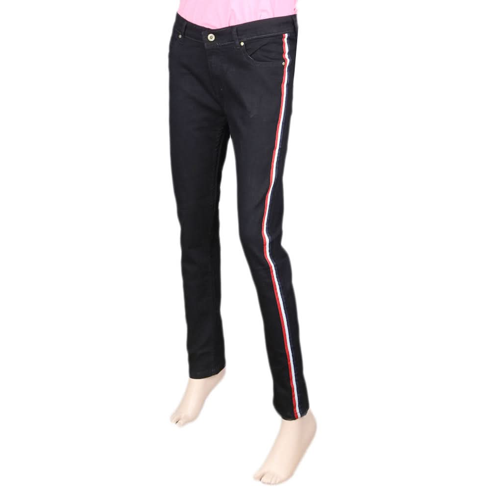 Women's Denim Pant - Black, Women, Pants & Tights, Chase Value, Chase Value