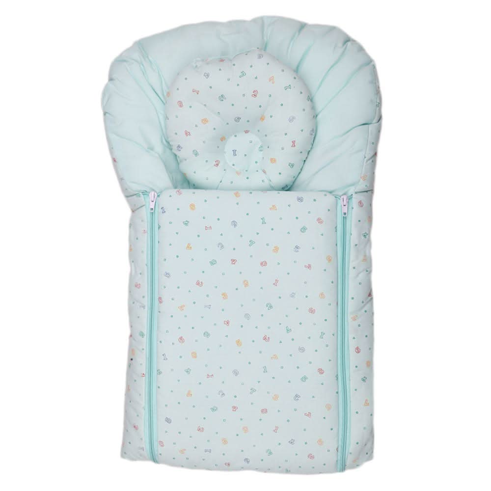 Newborn Sleeping Bag With Pillow - Cyan, Kids, Sleeping Bags, Chase Value, Chase Value
