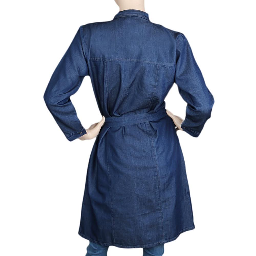 Women's Denim Kurti - Blue, Women, Ready Kurtis, Chase Value, Chase Value